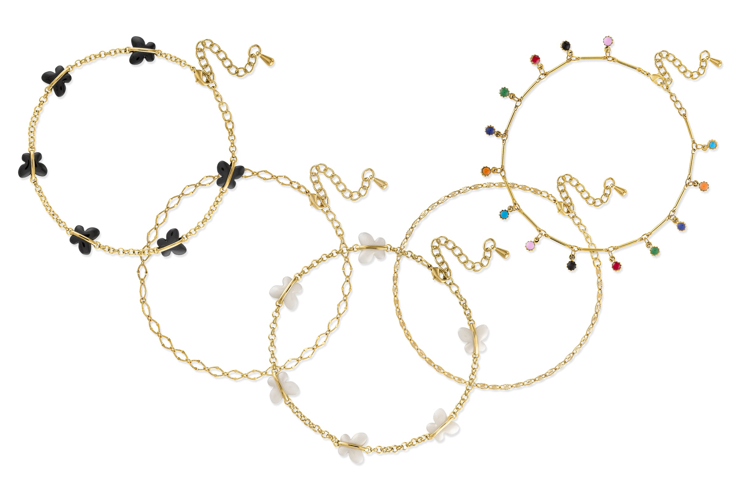 Olivia Le Anklet Collection Product Shot for Homepage