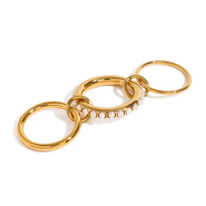 Bella Pearl Stack Ring