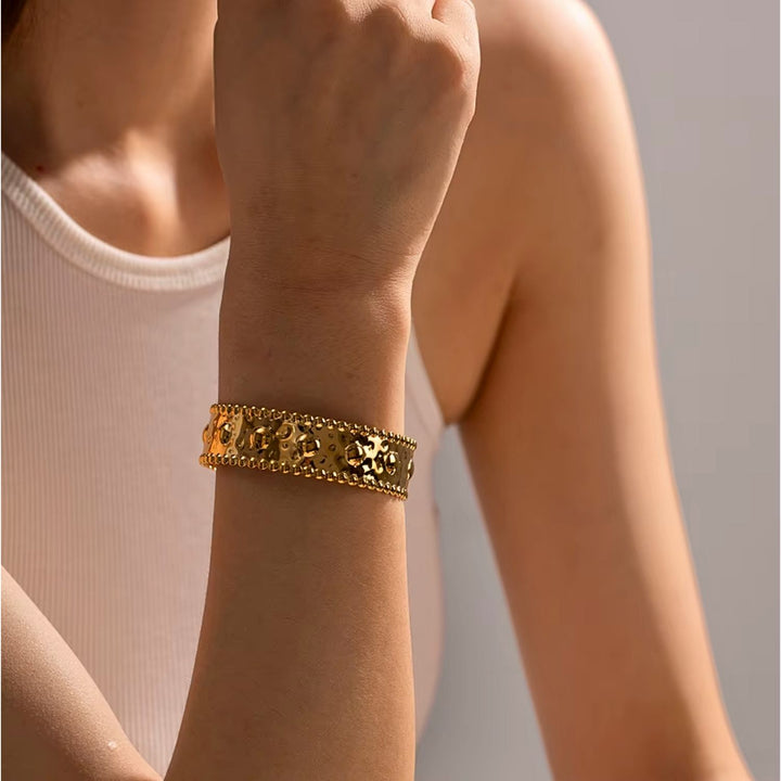 Serafina Hammered Cuff Bracelet
