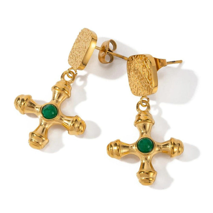 Adalena Cross Earrings