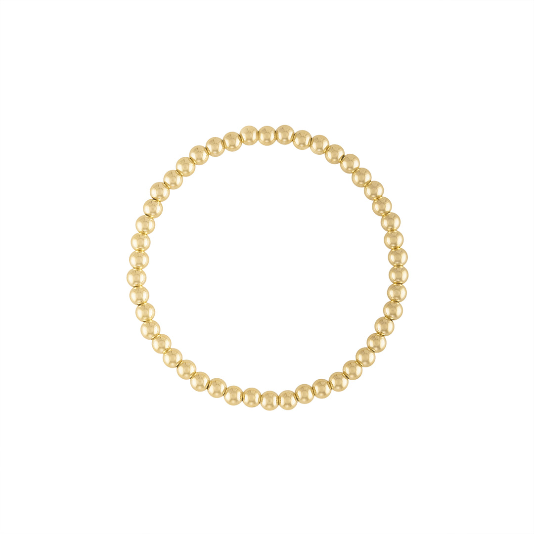 Olivia Le 4MM gold-filled bubble bead bracelet available in 6.5 inch or 7 inch stretch