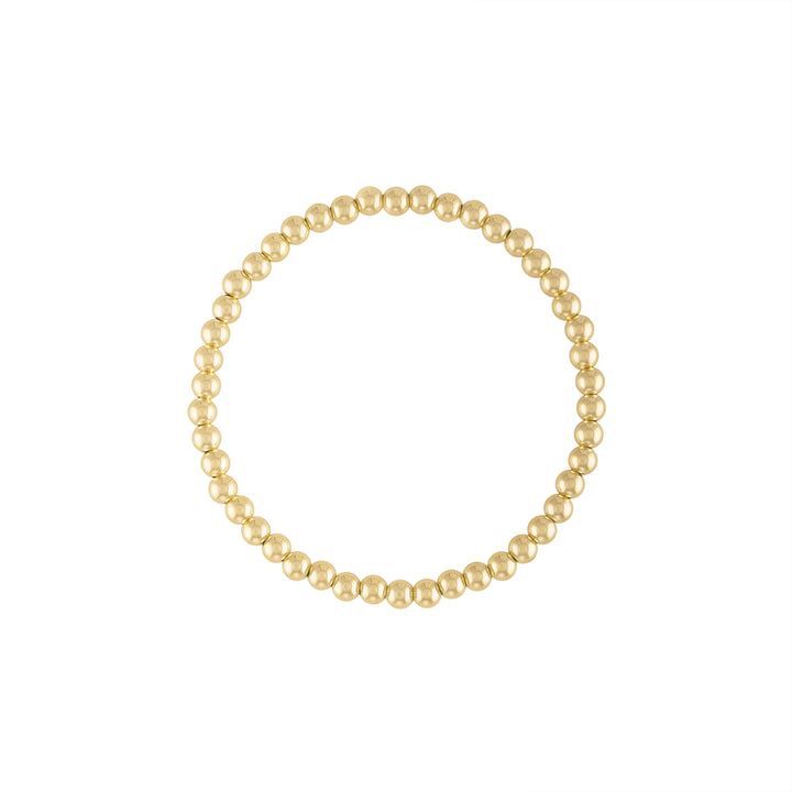 Olivia Le 4MM gold-filled bubble bead bracelet available in 6.5 inch or 7 inch stretch