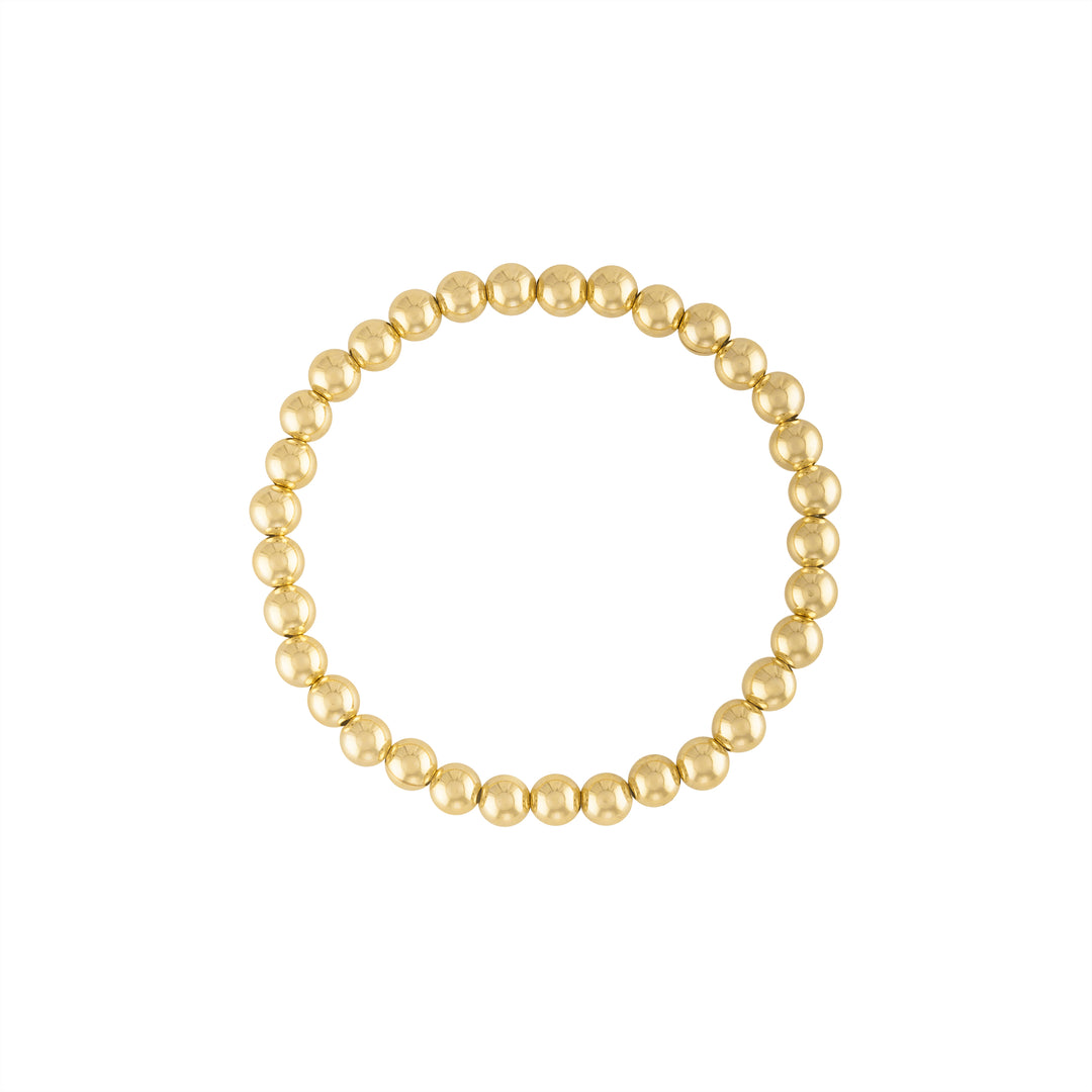 Olivia Le 5MM gold-filled bubble bead bracelet available in 6.5 inch or 7 inch stretch