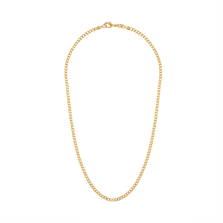 olivia le candace gold curb chain necklace