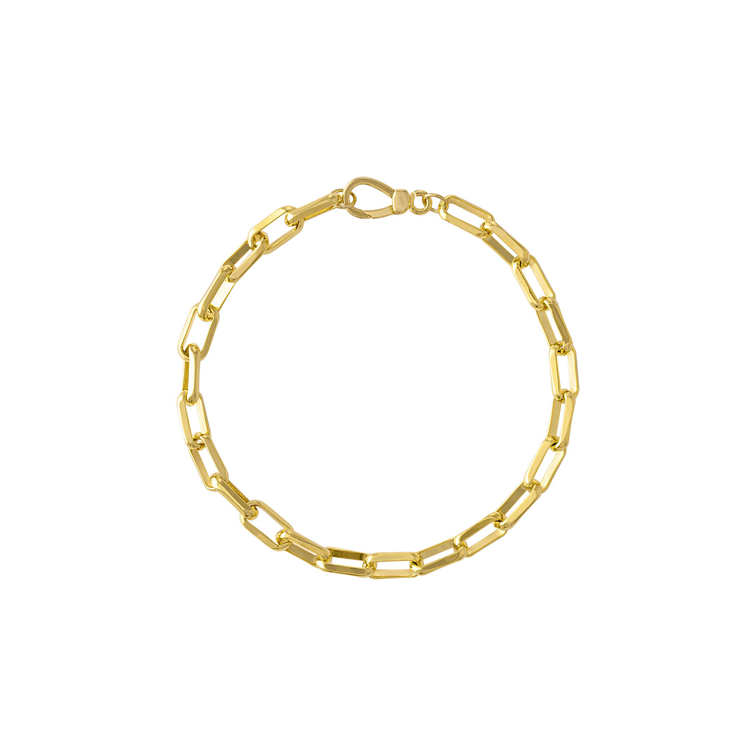 Olivia Le Linked up Anklet features a 18k gold plated bold chain link anklet with a easy hook closure. This anklet is very lux feeling
