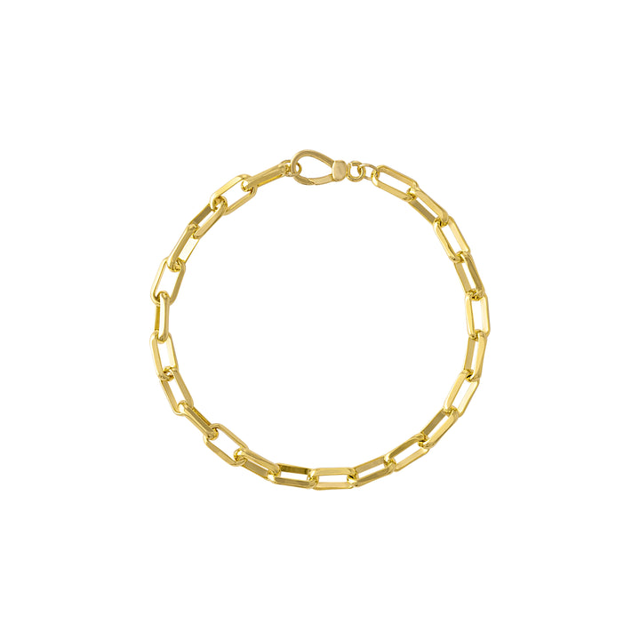 Olivia Le Linked up Anklet features a 18k gold plated bold chain link anklet with a easy hook closure. This anklet is very lux feeling