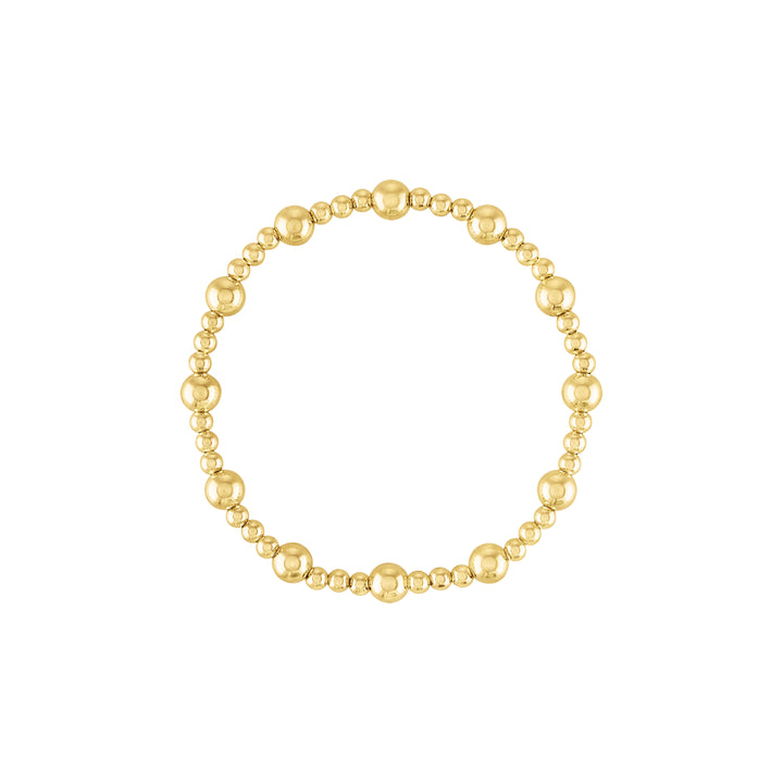 Olivia Le 14k gold filled multi bead stretch bead patterned bracelet . available in adults and kids sizes. mommy andme