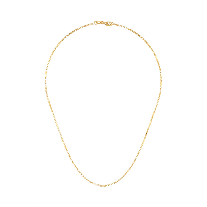 Roxy Diamond Cut Box Chain Necklace