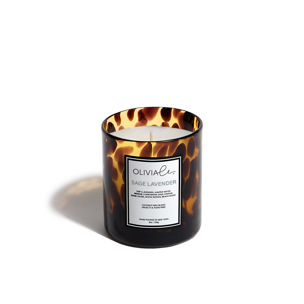 Olivia Le Sage Lavender Tortoise candle