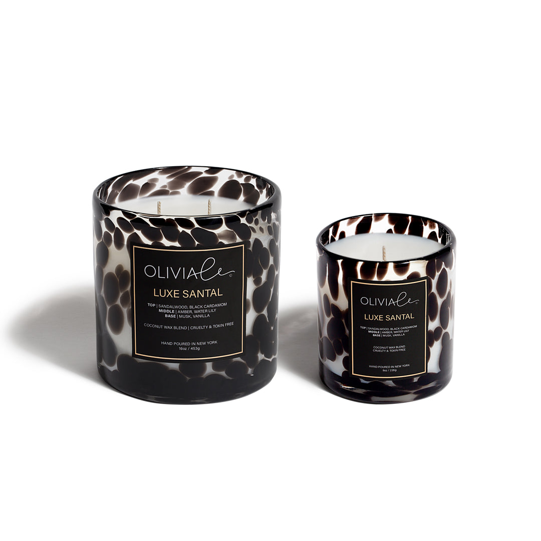 Olivia Le Sage Lavender Leopard candle
